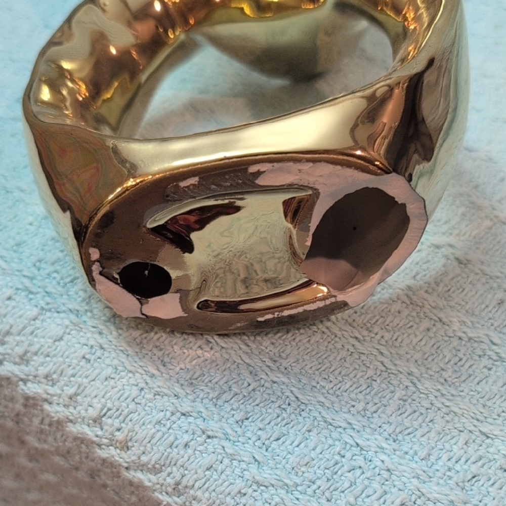Gold Decorative Chain Sculpture - Picture 2 of 2